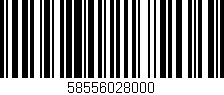 Código de barras (EAN, GTIN, SKU, ISBN): '58556028000'
