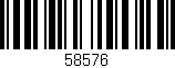 Código de barras (EAN, GTIN, SKU, ISBN): '58576'