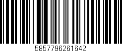Código de barras (EAN, GTIN, SKU, ISBN): '5857796261642'