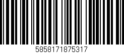 Código de barras (EAN, GTIN, SKU, ISBN): '5858171875317'