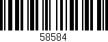 Código de barras (EAN, GTIN, SKU, ISBN): '58584'