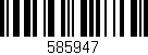 Código de barras (EAN, GTIN, SKU, ISBN): '585947'