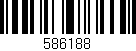 Código de barras (EAN, GTIN, SKU, ISBN): '586188'
