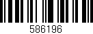 Código de barras (EAN, GTIN, SKU, ISBN): '586196'