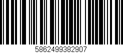 Código de barras (EAN, GTIN, SKU, ISBN): '5862499382907'