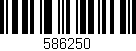 Código de barras (EAN, GTIN, SKU, ISBN): '586250'