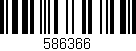 Código de barras (EAN, GTIN, SKU, ISBN): '586366'
