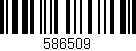 Código de barras (EAN, GTIN, SKU, ISBN): '586509'