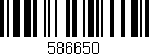 Código de barras (EAN, GTIN, SKU, ISBN): '586650'