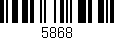 Código de barras (EAN, GTIN, SKU, ISBN): '5868'