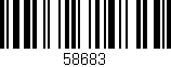 Código de barras (EAN, GTIN, SKU, ISBN): '58683'