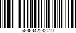 Código de barras (EAN, GTIN, SKU, ISBN): '5868342262419'