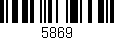 Código de barras (EAN, GTIN, SKU, ISBN): '5869'