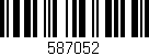 Código de barras (EAN, GTIN, SKU, ISBN): '587052'