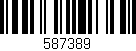 Código de barras (EAN, GTIN, SKU, ISBN): '587389'