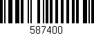 Código de barras (EAN, GTIN, SKU, ISBN): '587400'