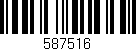 Código de barras (EAN, GTIN, SKU, ISBN): '587516'