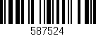 Código de barras (EAN, GTIN, SKU, ISBN): '587524'