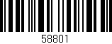 Código de barras (EAN, GTIN, SKU, ISBN): '58801'