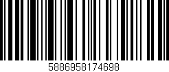 Código de barras (EAN, GTIN, SKU, ISBN): '5886958174698'