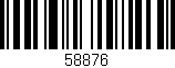 Código de barras (EAN, GTIN, SKU, ISBN): '58876'
