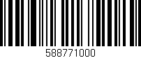 Código de barras (EAN, GTIN, SKU, ISBN): '588771000'