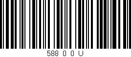 Código de barras (EAN, GTIN, SKU, ISBN): '588_0_0_U'