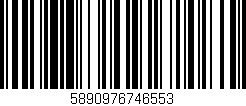 Código de barras (EAN, GTIN, SKU, ISBN): '5890976746553'