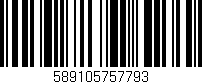 Código de barras (EAN, GTIN, SKU, ISBN): '589105757793'