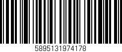 Código de barras (EAN, GTIN, SKU, ISBN): '5895131974178'