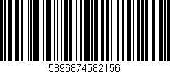 Código de barras (EAN, GTIN, SKU, ISBN): '5896874582156'