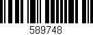 Código de barras (EAN, GTIN, SKU, ISBN): '589748'