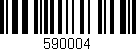 Código de barras (EAN, GTIN, SKU, ISBN): '590004'