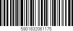 Código de barras (EAN, GTIN, SKU, ISBN): '5901832061175'