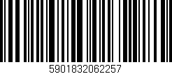 Código de barras (EAN, GTIN, SKU, ISBN): '5901832062257'