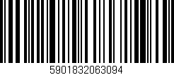 Código de barras (EAN, GTIN, SKU, ISBN): '5901832063094'