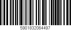 Código de barras (EAN, GTIN, SKU, ISBN): '5901832064497'