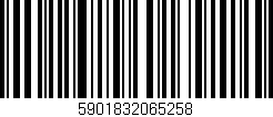 Código de barras (EAN, GTIN, SKU, ISBN): '5901832065258'