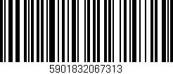 Código de barras (EAN, GTIN, SKU, ISBN): '5901832067313'