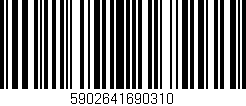 Código de barras (EAN, GTIN, SKU, ISBN): '5902641690310'