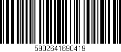 Código de barras (EAN, GTIN, SKU, ISBN): '5902641690419'