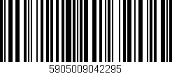 Código de barras (EAN, GTIN, SKU, ISBN): '5905009042295'