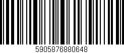 Código de barras (EAN, GTIN, SKU, ISBN): '5905876880648'