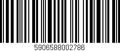 Código de barras (EAN, GTIN, SKU, ISBN): '5906588002786'