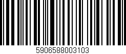 Código de barras (EAN, GTIN, SKU, ISBN): '5906588003103'