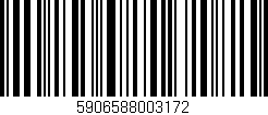 Código de barras (EAN, GTIN, SKU, ISBN): '5906588003172'