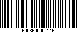 Código de barras (EAN, GTIN, SKU, ISBN): '5906588004216'