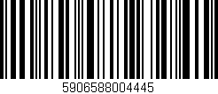 Código de barras (EAN, GTIN, SKU, ISBN): '5906588004445'