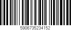 Código de barras (EAN, GTIN, SKU, ISBN): '5906735234152'