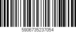 Código de barras (EAN, GTIN, SKU, ISBN): '5906735237054'